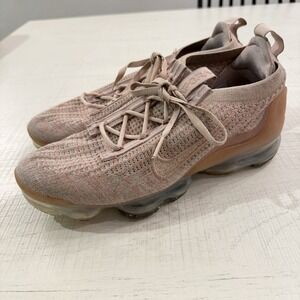 Nike DJ9975-600 Air VaporMax 2021 Flyknit Pink Oxford Running Shoes Women's US 9